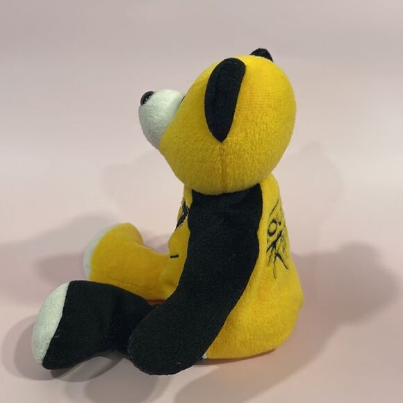 NASCAR MATT KENSETH Team Caliber TEDDY BEAR Plush Stuffed Toy 8" Yellow GUC - Picture 4 of 8